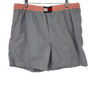 Tommy Hilfiger Striped Swim‎ Trunks Men's Size M Board Shorts Beachwear